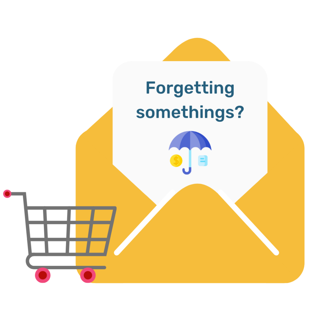 Auto-trigger reminder SMS / email for abandon cart to win-back the customer ​